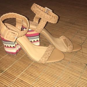 Crown Vintage Vibrant Patterned Heels